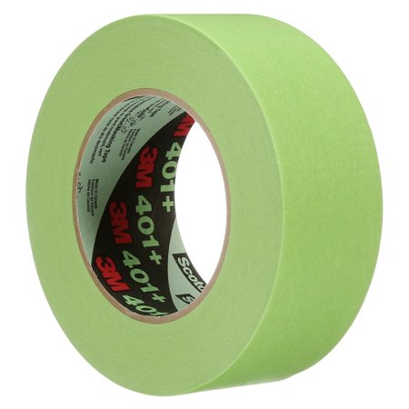 3M High Performance Green Masking Tape 401+, 48 mm x 55 m 6.7 mil 7000124898